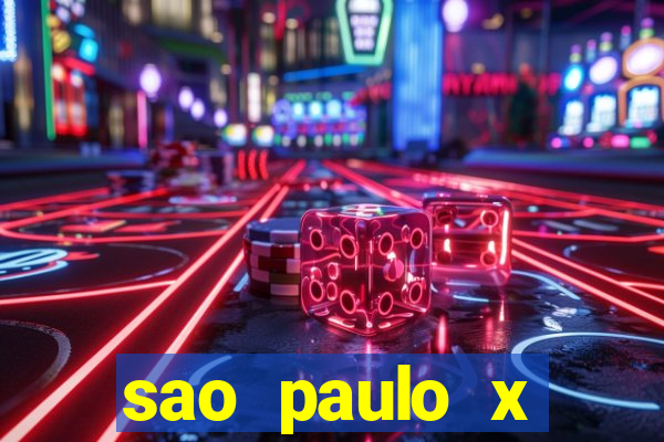 sao paulo x palmeiras palpites